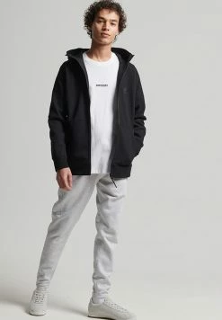 Superdry CODE - Zip-up Sweatshirt - Black