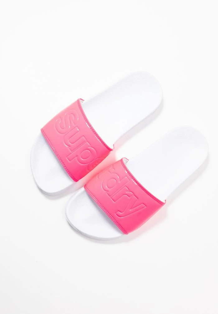 Superdry POOL SLIDE - Mules - Fluro Pink 6 Superdry POOL SLIDE - Mules - Fluro Pink - Image 6