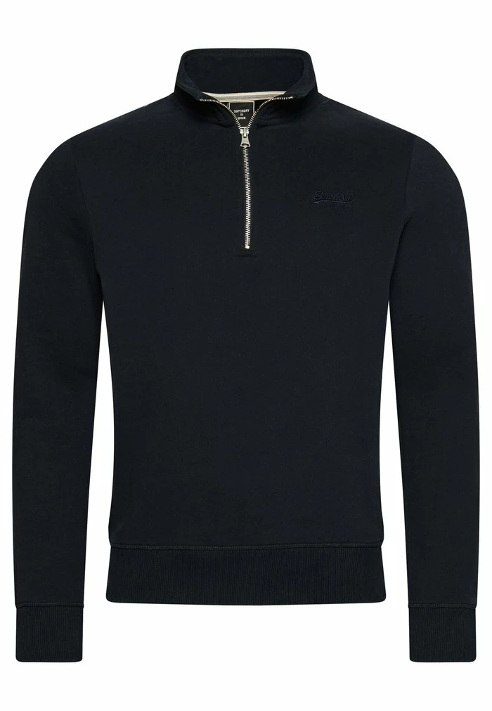 Superdry VINTAGE LOGO - Fleece Jumper - Eclipse Navy 3 Superdry VINTAGE LOGO - Fleece Jumper - Eclipse Navy - Image 3