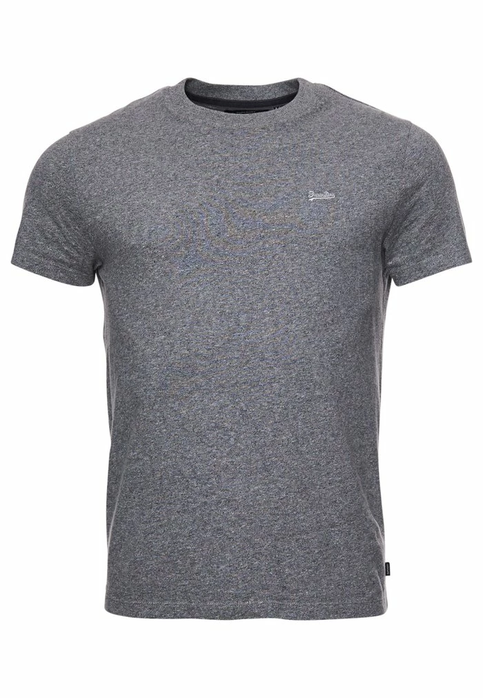 Superdry Basic T-shirt - Noos Grey Marl 4 Superdry Basic T-shirt - Noos Grey Marl - Image 4