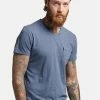 Superdry V-NECK - Basic T-shirt - Vintage Indigo