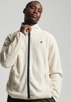 Superdry Fleece Jacket - Pale Oatmeal