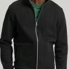 Superdry Zip-up Sweatshirt - Black