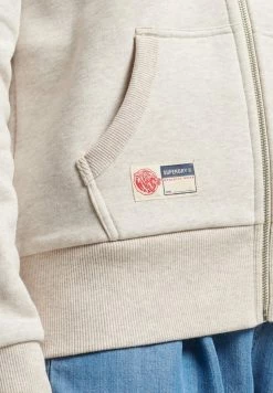 Superdry Zip-up Sweatshirt - Oatmarl -Superdry Shop 2d3c769b3ac24c9997a4ad83c6eb834a