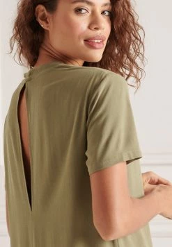 Superdry Shift Dress - Moss Khaki -Superdry Shop 2d3df3cafab04541b0ab034caaa08b94