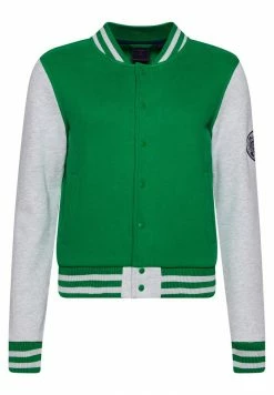 Superdry VINTAGE VARSITY - Bomber Jacket - Botanical Green Glacier Grey Marl 9 Superdry VINTAGE VARSITY - Bomber Jacket - Botanical Green Glacier Grey Marl -Superdry Shop 2d75abc8f93146c29392fa98079ac9ed