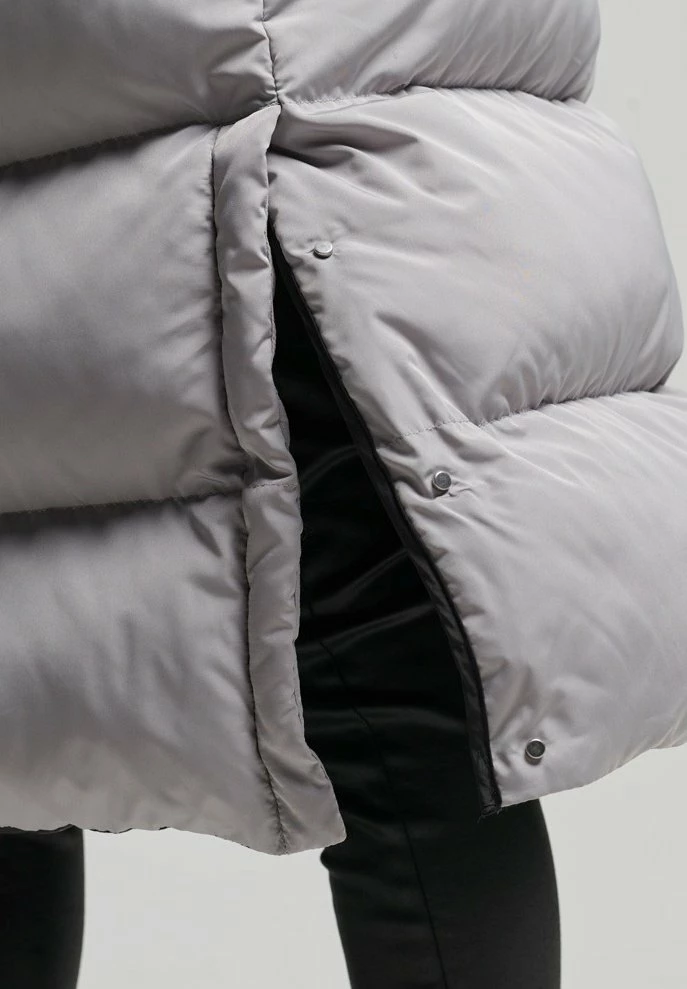 Superdry LONGLINE PADDED - Waistcoat - Flat Grey 5 Superdry LONGLINE PADDED - Waistcoat - Flat Grey - Image 5