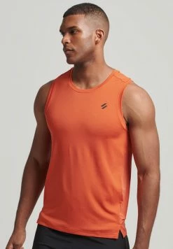 Superdry RUN - Top - Burnt Ochre