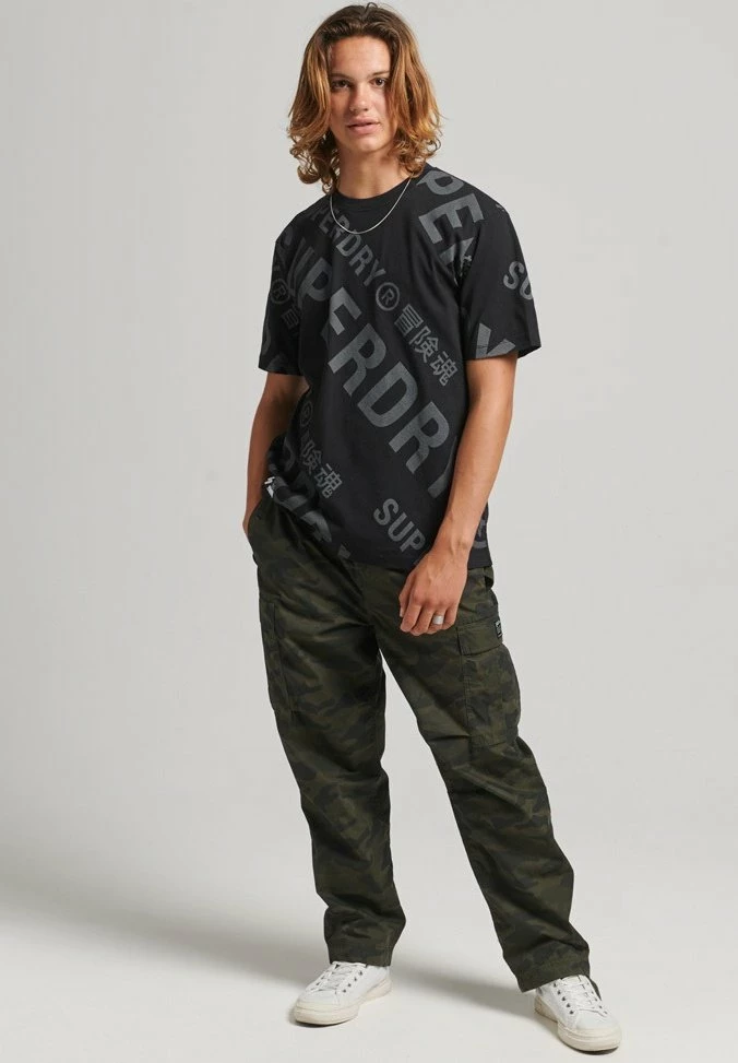 Superdry CORE - Print T-shirt - Black 2 Superdry CORE - Print T-shirt - Black - Image 2
