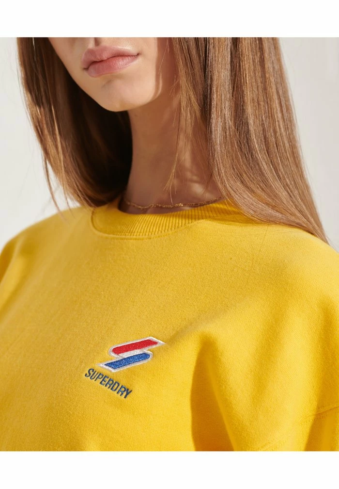 Superdry SPORTSTYLE ESSENTIAL - Sweatshirt - Nautical Yellow 2 Superdry SPORTSTYLE ESSENTIAL - Sweatshirt - Nautical Yellow - Image 2