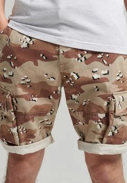 Superdry VINTAGE CORE - Shorts - Desert Camo