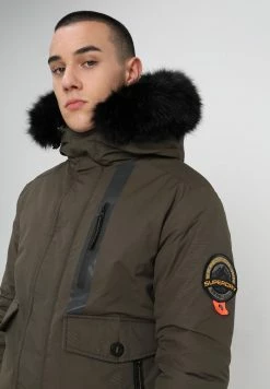 Superdry EVEREST - Winter Jacket - Khaki -Superdry Shop 2f2a4d95f8f04e4293cc7e7c2128fcfc
