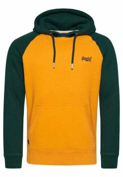 Superdry VINTAGE LOGO BASEBALL - Hoodie - Thrift Gold Marl Campus Green Marl -Superdry Shop 2f4253448141495187f8d4a7e9c3520d