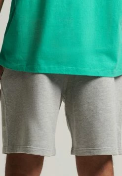 Superdry CODE CORE - Tracksuit Bottoms - Grey Marl