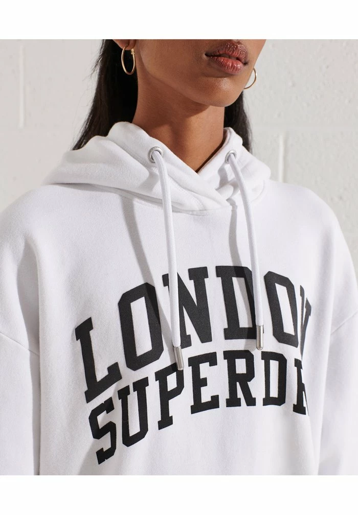Superdry CITY COLLEGE - Hoodie - Optic 3 Superdry CITY COLLEGE - Hoodie - Optic - Image 3