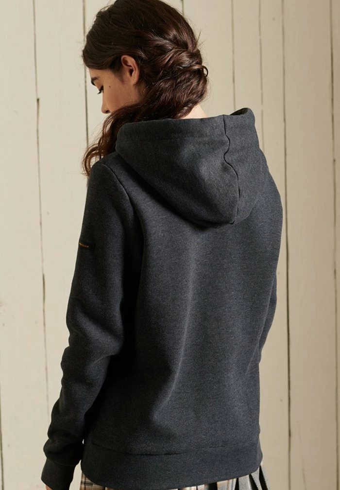 Superdry SCRIPT STYLE WORKWEAR - Sweatshirt - Black Marl 2 Superdry SCRIPT STYLE WORKWEAR - Sweatshirt - Black Marl - Image 2