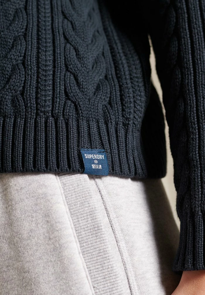 Superdry DROP SHOULDER - Jumper - Eclipse Navy 3 Superdry DROP SHOULDER - Jumper - Eclipse Navy - Image 3