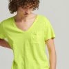 Superdry SLUB POCKET - Basic T-shirt - Cuba Green