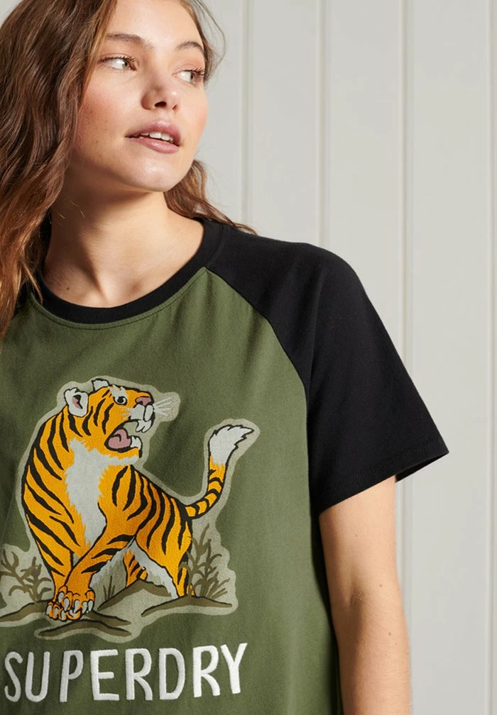 Superdry BOHO - Jersey Dress - Four Leaf Clover 2 Superdry BOHO - Jersey Dress - Four Leaf Clover - Image 2