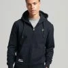Superdry CODE ESSENTIAL - Zip-up Sweatshirt - Deep Navy