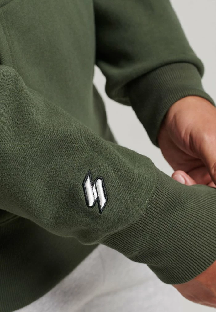 Superdry CODE MICRO LOGO - Hoodie - Dark Moss 3 Superdry CODE MICRO LOGO - Hoodie - Dark Moss - Image 3