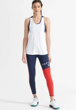 Superdry Leggings - Trousers - Varsity Red