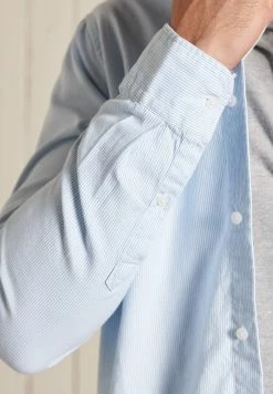 Superdry VINTAGE OXFORD - Shirt - Blue -Superdry Shop 3106b8739bb14cc3a0e33bc681777a2a