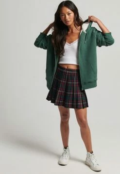 Superdry ESSENTIAL BORG - Zip-up Sweatshirt - Heritage Pine Green Marl