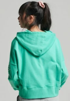 Superdry CROP BOX - Hoodie - Tropical Green 6 Superdry CROP BOX - Hoodie - Tropical Green -Superdry Shop 31516180dd5b45e091b235f823de6235