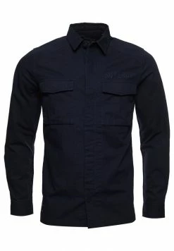 Superdry MILITARY - Shirt - Jet Black -Superdry Shop 3162c6378b544eb0999f769591525b92