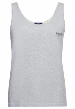 Superdry Top - Light Grey Marl -Superdry Shop 31785f5c5f3449b29689b02499409eea