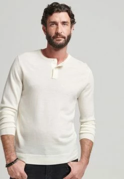 Superdry GRANDAD - Jumper - Cream