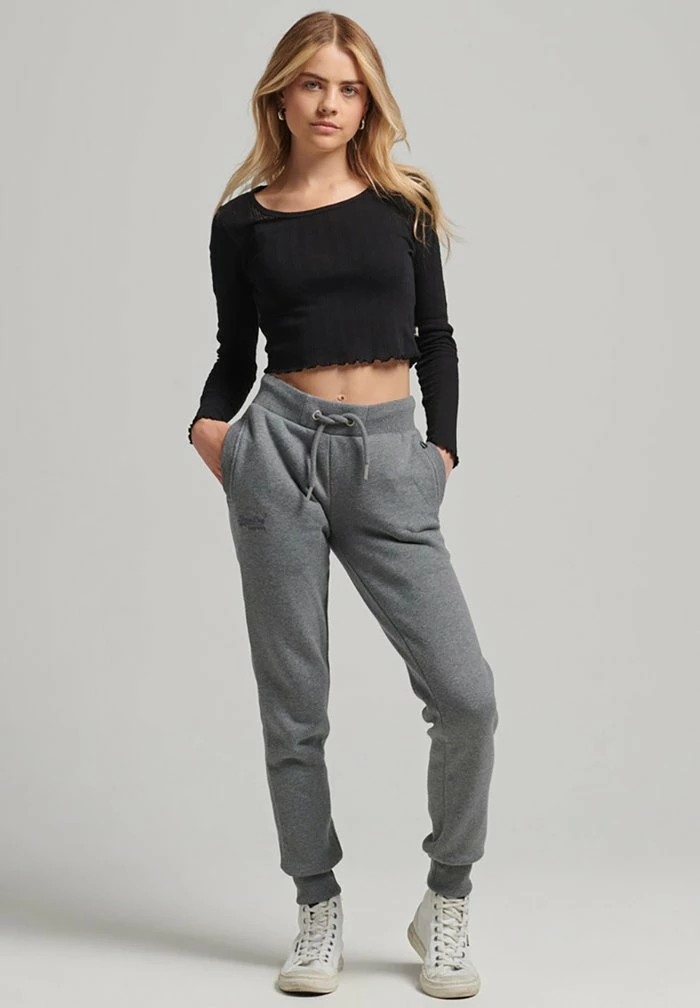 Superdry VINTAGE POINTELLE - Jumper - Black 1 Superdry VINTAGE POINTELLE - Jumper - Black
