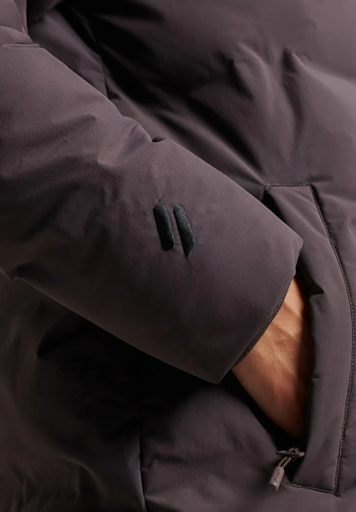 Superdry LONGLINE - Winter Coat - Shale 4 Superdry LONGLINE - Winter Coat - Shale - Image 4