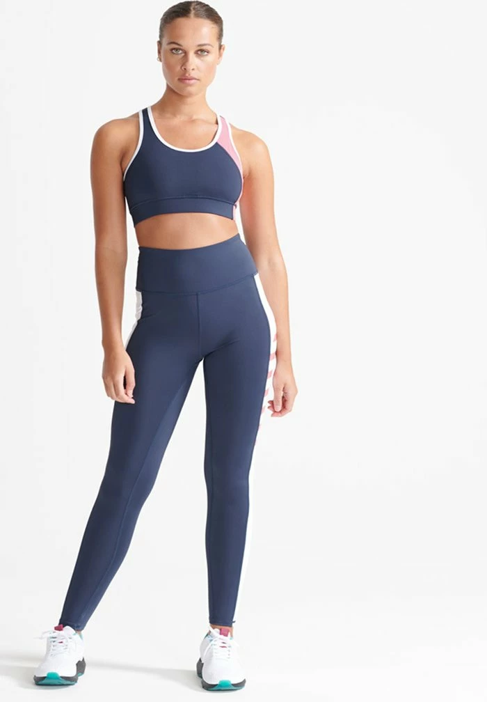 Superdry LOCK UP - Leggings - Richest Navy 1 Superdry LOCK UP - Leggings - Richest Navy