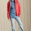Superdry PRIDE IN - Zip-up Sweatshirt - Papaya Red Marl