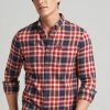 Superdry VINTAGE LUMBERJACK - Shirt - Cedar Check Red Chilli
