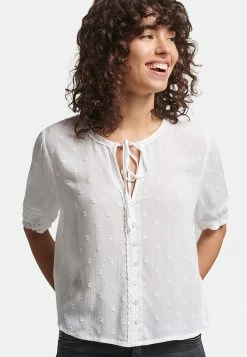 Superdry VINTAGE BRODERIE - Blouse - Optic
