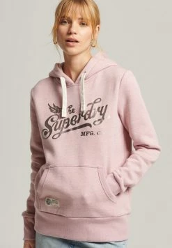 Superdry Hoodie - Softpinkmarl