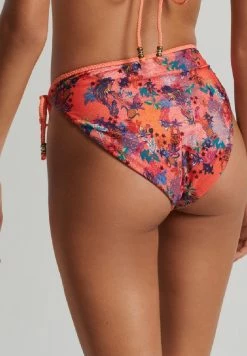 Superdry Bikini Bottoms - Mixed Print Coral