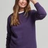 Superdry VINTAGE LOGO CREW - Sweatshirt - Royal Purple Marl