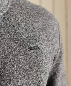 Superdry VINTAGE TRACK - Zip-up Sweatshirt - Dark Charcoal Jaspe -Superdry Shop 33cf86b6814148f6b42b2ae0d872df48