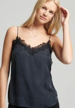 Superdry EYELASH - Top - Eclipse Navy