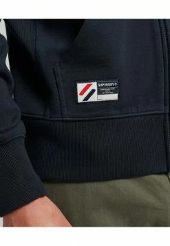 Superdry CODE ESSENTIAL - Zip-up Sweatshirt - Deep Navy -Superdry Shop 33ef1d88853e4002808fc48f5e770f4a