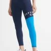 Superdry TRAINING GRAPHIC - Leggings - Trousers - Richest Navy