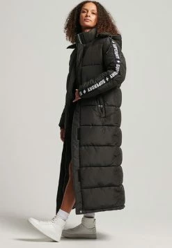 Superdry GRAPHIC - Winter Coat - Black White