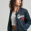 Superdry Bomber Jacket - Nordic Chrome Navy