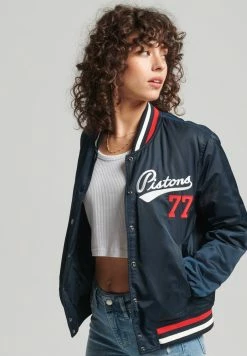 Superdry Bomber Jacket - Nordic Chrome Navy