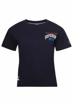 Superdry VARSITY ARCH - Print T-shirt - Deep Navy