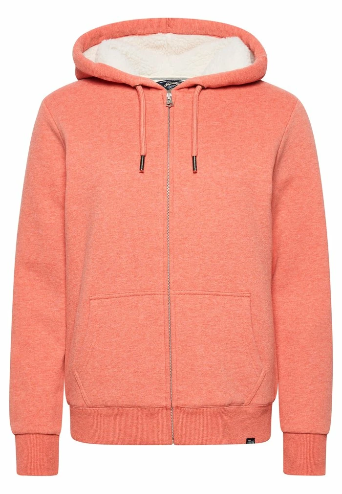Superdry ESSENTIAL BORG - Zip-up Sweatshirt - La Coral Marl 5 Superdry ESSENTIAL BORG - Zip-up Sweatshirt - La Coral Marl - Image 5